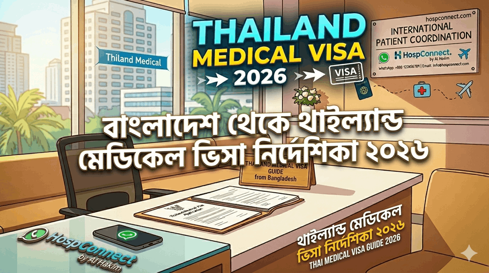 বাংলাদেশ থেকে থাইল্যান্ডে চিকিৎসা: খরচ, ভিসা, সেরা হাসপাতাল ও সম্পূর্ণ গাইড ২০২৬ — Hospital Connect blog